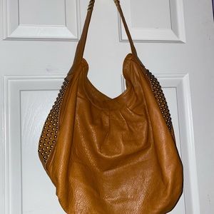 Brown Bryna Nicole Pebbled Leather Purse